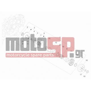 PIAGGIO - LIBERTY 125 4T 2V IE PTT (I) 2012 - Engine/Transmission - drifting pulley - 431091 - ΚΥΛΙΝΔΡΑΚΙ ΚΟΜΠΛΕΡ