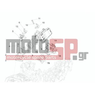 PIAGGIO - LIBERTY 125 4T 3V IE E3 2014 - Engine/Transmission - Throttle body - Injector - Fittings insertion - CM088109 - ΠΕΤΑΛΟΥΔΑ INJECT+ΗΛΕΚΤΡ LIBERTY 125 3V
