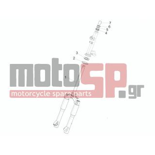 PIAGGIO - LIBERTY 125 4T DELIVERY E3-NEXIVE 2015 2009 - Suspension - Fork / bottle steering - Complex glasses - 667080 - ΠΙΡΟΥΝΙ LIBERTY RST-PTT