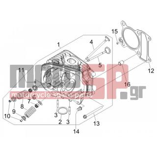 PIAGGIO - LIBERTY 125 4T DELIVERY E3-NEXIVE 2015 2009 - Engine/Transmission - Group head - valves - 483706 - ΒΑΛΒΙΔΑ ΕΙΣΑΓΩΓΗΣ ET4 150-SKIP 150-FLY