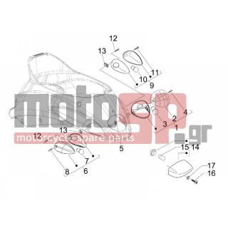 PIAGGIO - LIBERTY 125 4T DELIVERY E3-NEXIVE 2015 2009 - Electrical - Lights back - Flash - 267115 - ΒΙΔΑ M4X16