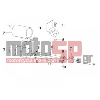 PIAGGIO - LIBERTY 125 4T E3  2006 - Engine/Transmission - supply system - 434541 - ΒΙΔΑ M6X16 SCOOTER CL10,9