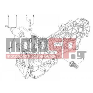 PIAGGIO - LIBERTY 125 4T SPORT E3 2006 - Κινητήρας/Κιβώτιο Ταχυτήτων - Start - Electric starter - 969296 - ΒΙΔΑ M6X10