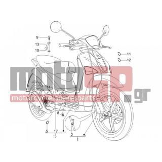 PIAGGIO - LIBERTY 125 4T SPORT E3 2006 - Frame - cables - 179640 - ΜΠΑΛΑΚΙ ΝΤΙΖΑΣ ΦΡΕΝΟΥ
