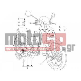 PIAGGIO - LIBERTY 125 4T SPORT E3 2008 - Frame - cables - 270310 - ΡΕΓΟΥΛΑΤΟΡΟΣ ΦΡ SCOOTER