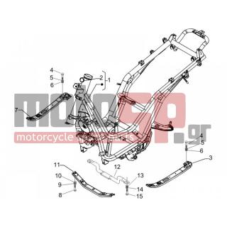 PIAGGIO - BEVERLY 125 SPORT E3 2008 - Frame - Frame / chassis - 622258 - ΤΡΑΒΕΡΣΑ ΜΠΡΟΣ BEVERLY 250