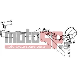 PIAGGIO - LIBERTY 125 LEADER < 2005 - Engine/Transmission - cooling pipe strap-insertion tube - CM007801 - Αγωγός