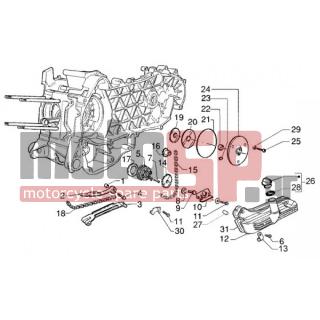 PIAGGIO - LIBERTY 125 LEADER RST < 2005 - Engine/Transmission - OIL PUMP-OIL PAN - 82643R - ΚΑΔΕΝΑ ΕΚΚΕΝΤΡ SCOOTER 125200