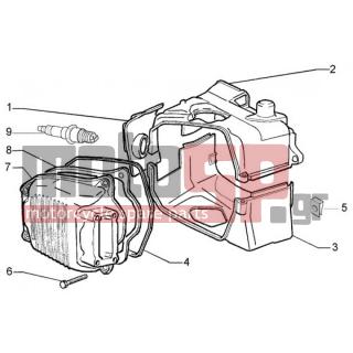 PIAGGIO - LIBERTY 125 LEADER RST < 2005 - Engine/Transmission - COVER head - 844349 - ΚΑΠΑΚΙ ΒΑΛΒΙΔΩΝ LIBERTY-FLY