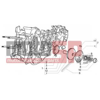 PIAGGIO - LIBERTY 125 LEADER RST < 2005 - Engine/Transmission - pulley drive - 841213 - ΙΜΑΝΤΑΣ ΚΙΝΗΣ SCOOTER 125150 4T