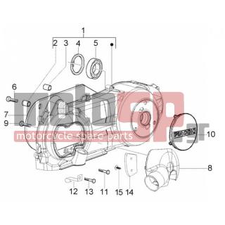 PIAGGIO - LIBERTY 125 LEADER RST < 2005 - Engine/Transmission - sump cooling - 270793 - ΒΙΔΑ D3,8x16