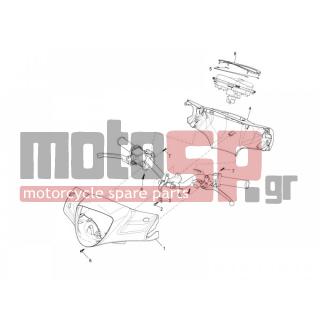 PIAGGIO - LIBERTY 150 4T 3V IE LEM 2013 - Body Parts - COVER steering - 67330700ND - ΚΑΠΑΚΙ ΤΙΜ LIBERTY MY12> ΜΑΥΡΟ 79/Α