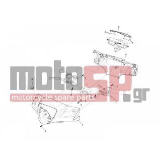 PIAGGIO - LIBERTY 150 4T E3 MOC 2011 - Body Parts - COVER steering - 562897 - ΤΑΠΑ ΚΑΘΡΕΠΤΗ LIB-FLY-RUN-SONAR-NRG-BOUL