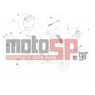 PIAGGIO - LIBERTY 150 4T E3 MOC 2010 - Electrical - Relay - Battery - Horn - 58246R - ΡΕΛΕ ΦΩΤΩΝ SCOOTER 12V 30A (5ΕΠΑΦΕΣ)