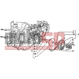 PIAGGIO - LIBERTY 150 LEADER < 2005 - Engine/Transmission - pulley drive - CM1038015 - ΡΑΟΥΛΑ ΒΑΡ SCOOTER 125-150 4T 10gr ΣΕΤ