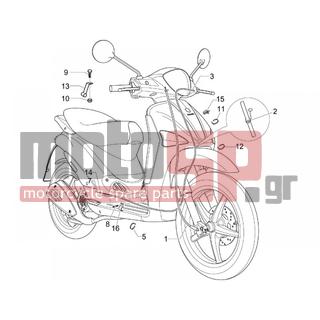 PIAGGIO - LIBERTY 200 4T 2006 - Frame - cables - 709674 - ΒΙΔΑ M6X20