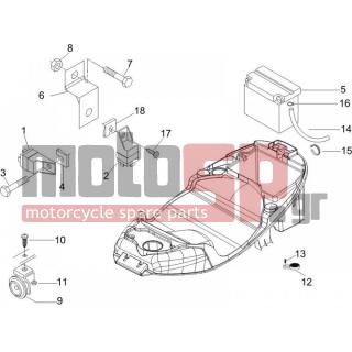 PIAGGIO - LIBERTY 200 4T 2006 - Electrical - Relay - Battery - Horn - 639792 - ΜΠΑΤΑΡΙΑ YUASA YT12A-BS (12V-12AH)ΚΛ ΤΥΠ