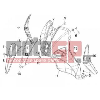 PIAGGIO - LIBERTY 200 4T E3 2007 - Body Parts - mask front - 258249 - ΒΙΔΑ M4,2x19 (ΛΑΜΑΡΙΝΟΒΙΔΑ)