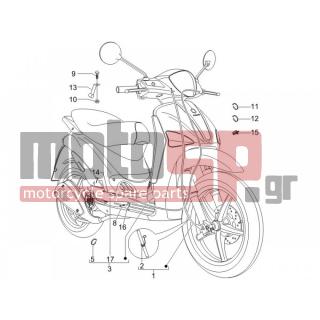 PIAGGIO - LIBERTY 200 4T E3 2007 - Frame - cables - 270310 - ΡΕΓΟΥΛΑΤΟΡΟΣ ΦΡ SCOOTER