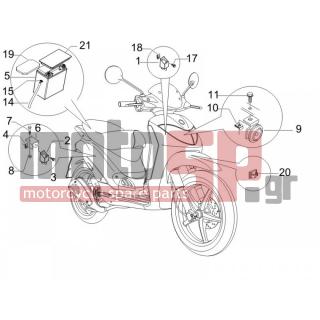 PIAGGIO - LIBERTY 200 4T SPORT 2006 - Electrical - Relay - Battery - Horn - 270793 - ΒΙΔΑ D3,8x16