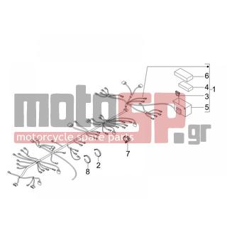 PIAGGIO - LIBERTY 200 4T SPORT 2006 - Electrical - Complex harness - 290404 - ΤΖΑΜΑΚΙ ΑΣΦΑΛΕΙΟΘΗΚΗΣ
