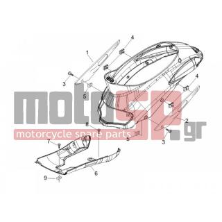 PIAGGIO - LIBERTY 200 4T SPORT E3 2007 - Body Parts - Side skirts - Spoiler - 259830 - ΒΙΔΑ SCOOTER