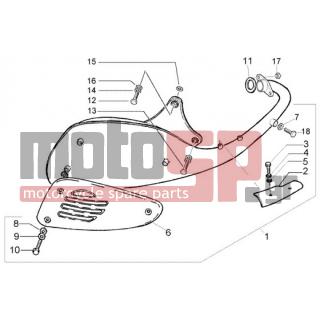 PIAGGIO - LIBERTY 200 LEADER RST < 2005 - Exhaust - CATALYTIC EXHAUST - 16195 - Ροδέλα