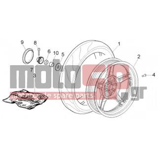PIAGGIO - LIBERTY 200 LEADER RST < 2005 - Πλαίσιο - rear wheel - 270991 - ΒΑΛΒΙΔΑ ΤΡΟΧΟΥ TUBELESS D=12mm