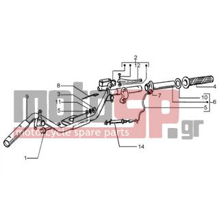 PIAGGIO - LIBERTY 200 LEADER RST < 2005 - Frame - steering parts - 56148R - Αντλία φρένου