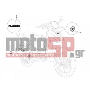 PIAGGIO - LIBERTY 50 2T 2008 - Εξωτερικά Μέρη - Signs and stickers