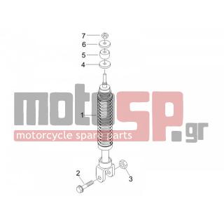 PIAGGIO - LIBERTY 50 2T MOC 2009 - Suspension - Place BACK - Shock absorber - 178150 - ΛΑΣΤΙΧΑΚΙ ΠΙΣ ΑΜΟΡΤΙΣΕΡ