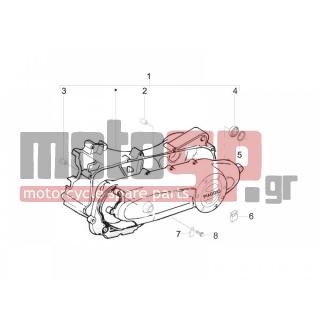 PIAGGIO - LIBERTY 50 2T MOC 2010 - Engine/Transmission - COVER sump - the sump Cooling - 414838 - ΒΙΔΑ M6x35