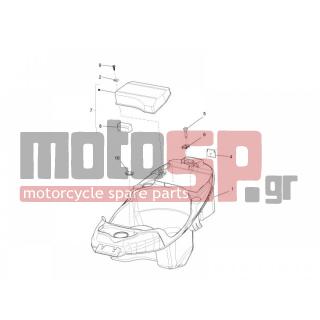 PIAGGIO - LIBERTY 50 2T MOC 2013 - Body Parts - bucket seat - 254485 - ΑΣΦΑΛΕΙΑ ΜΕΓΑΛΗ (6Χ100 MM)