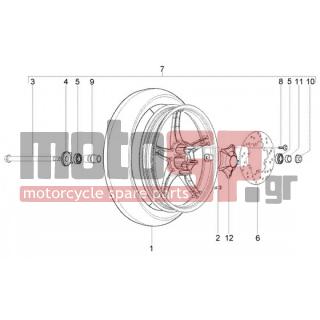 PIAGGIO - LIBERTY 50 2T RST < 2005 - Frame - FRONT wheel - 270991 - ΒΑΛΒΙΔΑ ΤΡΟΧΟΥ TUBELESS D=12mm