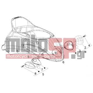 PIAGGIO - LIBERTY 50 2T RST < 2005 - Electrical - lights back - 8372 - Βίδα d3,5x13