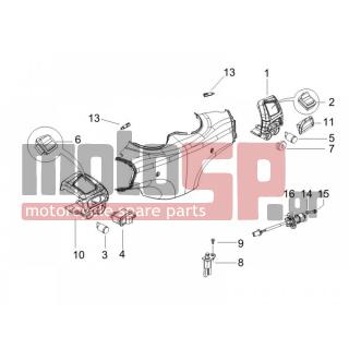 PIAGGIO - BEVERLY 250 2005 - Electrical - Switchgear - Switches - Buttons - Switches - 292889 - ΒΙΔΑ Μ5X16