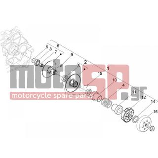 PIAGGIO - LIBERTY 50 2T SPORT 2006 - Engine/Transmission - drifting pulley - 487935 - ΚΑΠΕΛΑΚΙ