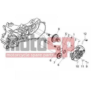 PIAGGIO - LIBERTY 50 2T SPORT 2006 - Engine/Transmission - complex reducer - 478197 - ΡΟΔΕΛΑ ΑΞΟΝΑ ΔΙΑΦ SCOOTER 50-100 5 MM