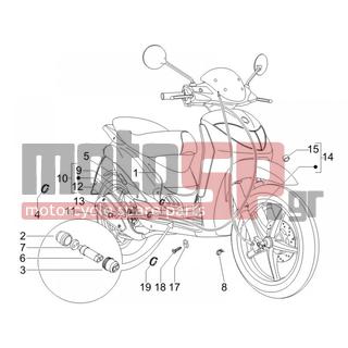 PIAGGIO - LIBERTY 50 2T SPORT 2007 - Πλαίσιο - cables - 270310 - ΡΕΓΟΥΛΑΤΟΡΟΣ ΦΡ SCOOTER