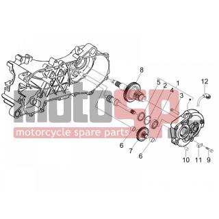 PIAGGIO - LIBERTY 50 2T SPORT 2007 - Engine/Transmission - complex reducer - 478197 - ΡΟΔΕΛΑ ΑΞΟΝΑ ΔΙΑΦ SCOOTER 50-100 5 MM