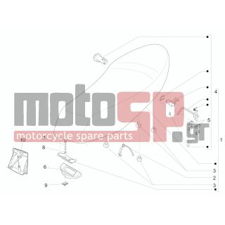 PIAGGIO - LIBERTY 50 4T MOC 2012 - Body Parts - Saddle / Seats