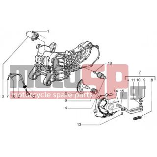 PIAGGIO - LIBERTY 50 4T RST < 2005 - Electrical - IGNITION - STARTER LEVER - 831458 - ΑΞΟΝΑΣ ΜΑΝΙΒΕΛΑΣ SCOOTER 50-FREE 100