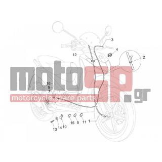 PIAGGIO - LIBERTY 50 4T SPORT 2006 - Frame - cables - 564497 - ΛΑΜΑΚΙ