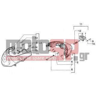 PIAGGIO - BEVERLY 200 < 2005 - Electrical - Lights and flash - 267115 - ΒΙΔΑ M4X16
