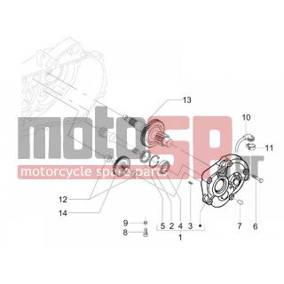 PIAGGIO - LIBERTY 50 4T SPORT 2008 - Engine/Transmission - complex reducer - 8416865 - ΓΡΑΝΑΖΙ ΔΙΑΦ ΔΙΠΛΟ LIBERTY 50 4T RST