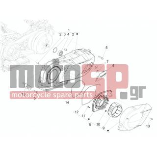 PIAGGIO - MEDLEY 125 4T IE ABS 2016 - Engine/Transmission - COVER sump - the sump Cooling - 1A004447 - ΦΙΛΤΡΟ ΑΕΡΑΓ ΕΣ MEDLEY