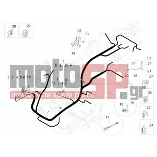 PIAGGIO - MEDLEY 125 4T IE ABS 2016 - Electrical - Complex harness - 640879 - Σφιχτήρας 2,7x132
