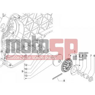 PIAGGIO - MP3 125 2007 - Engine/Transmission - driving pulley - 841213 - ΙΜΑΝΤΑΣ ΚΙΝΗΣ SCOOTER 125150 4T