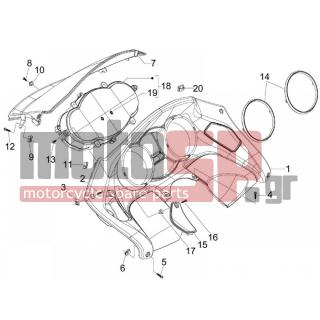 PIAGGIO - MP3 125 IE 2008 - Electrical - Complex instruments - Cruscotto - 258249 - ΒΙΔΑ M4,2x19 (ΛΑΜΑΡΙΝΟΒΙΔΑ)