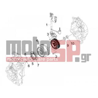 PIAGGIO - MP3 125 IE TOURING 2012 - Κινητήρας/Κιβώτιο Ταχυτήτων - flywheel magneto - 877289 - ΒΙΔΑ M6-6gx24
